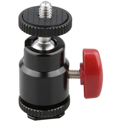 CAMVATE 1 4"-20 Mount Mini Ball Head for DSLR Vidicon Flash Trigger