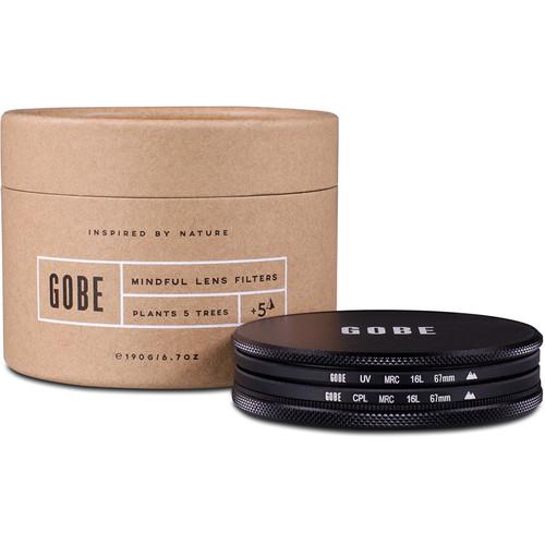 Gobe 67mm The Duet 2Peak UV and Circular Polarizer Filter Kit