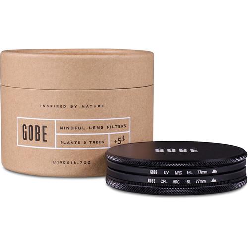 Gobe 77mm The Duet 2Peak UV and Circular Polarizer Filter Kit