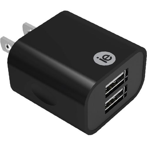 iEssentials 2.4A Dual Port USB Type-A Wall Charger