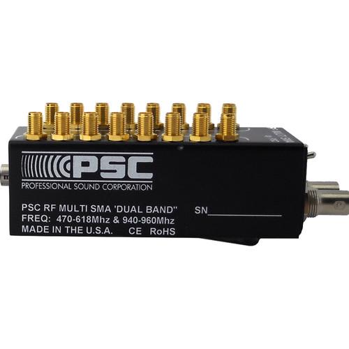 PSC RF Multi Sma, Dual Band Splitter Frequency Range 470-618MHzwith Lectro 941 Block