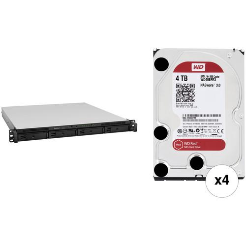Synology RackStation 16TB RS818 4-Bay NAS Server Kit with WD NAS Drives