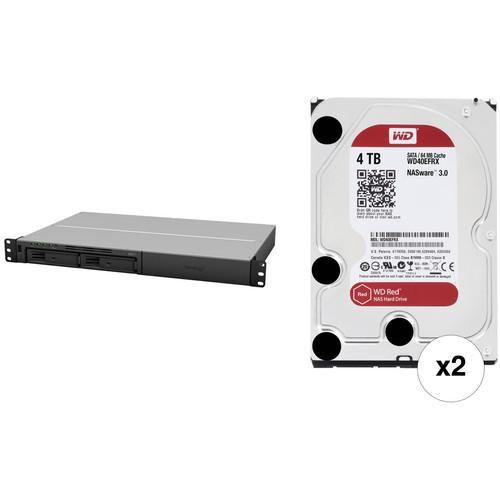 Synology RackStation 8TB RS217 2-Bay NAS Enclosure Kit with WD NAS Drives