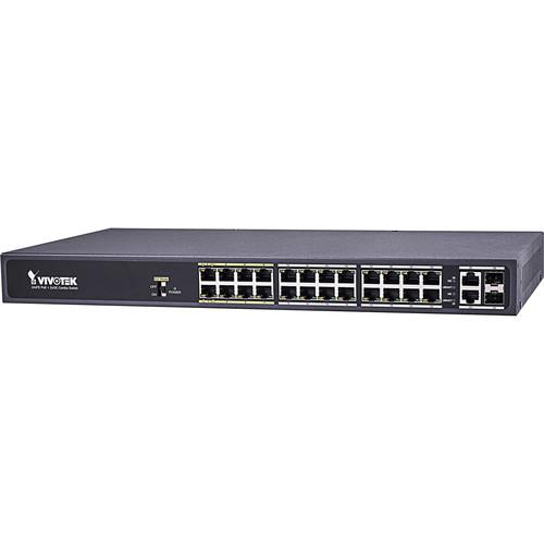 Vivotek 24xFE PoE 2GE Combo Switch
