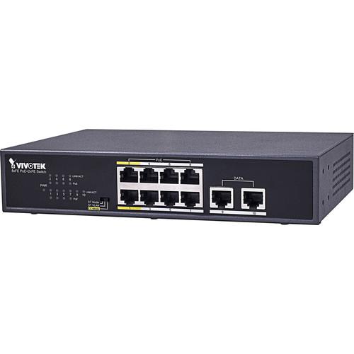 Vivotek 8xFE PoE 2FE UTP Switch