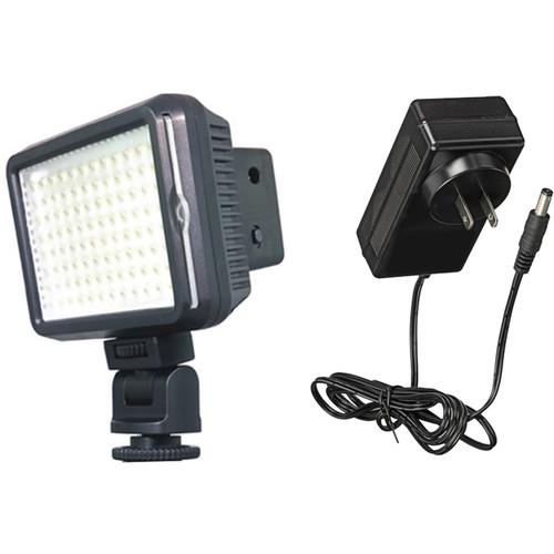 Bescor XT96 On-Camera Light Kit with AC Power Adapter