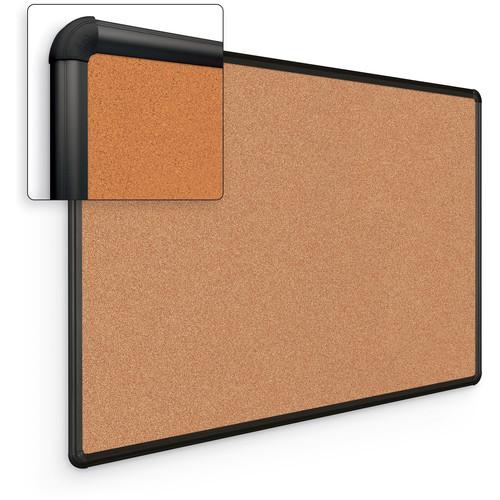 Best Rite Splash-Cork Tackboard with Black Presidential Trim
