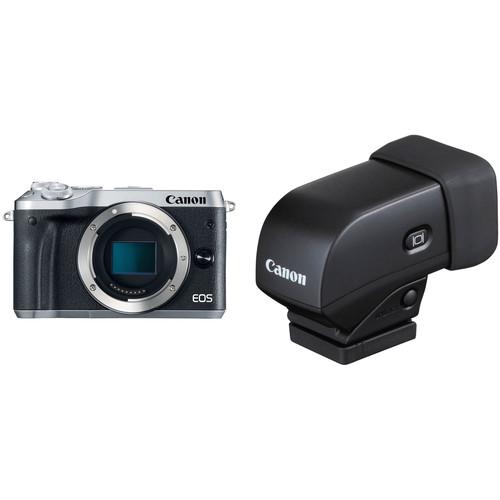 Canon EOS M6 Mirrorless Digital Camera with Electronic Viewfinder Kit