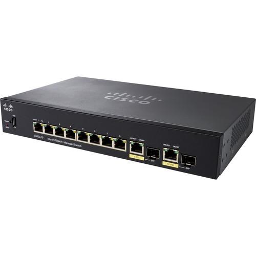 Cisco SG350-10 10-Port Gigabit Managed Switch