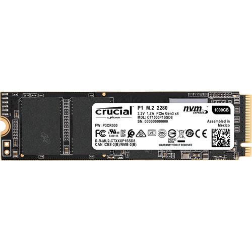 Crucial 1TB P1 NVMe M.2 Internal SSD
