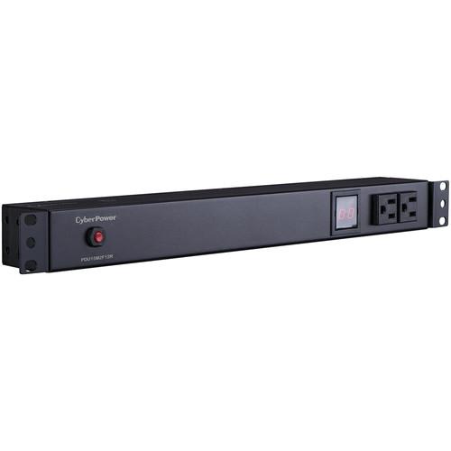 CyberPower Metered PDU12A 100-125 50 60 Nema 5-15P Plug, 14-Out 5-15R, OU, 15