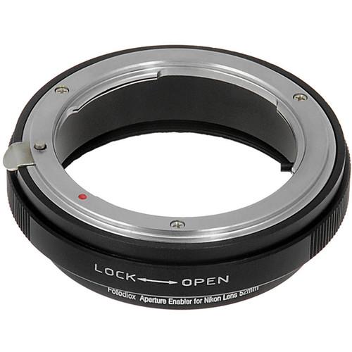 FotodioX 52mm Reverse Mount Macro Filter with Aperture Control for Nikon G DX-Mount Cameras