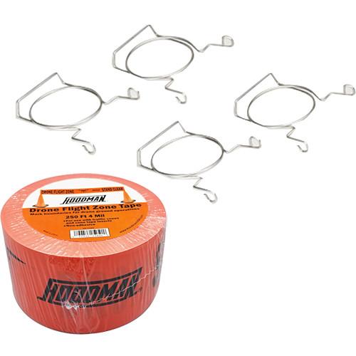 Hoodman Drone Tape Clips & Flight Zone Tape Kit