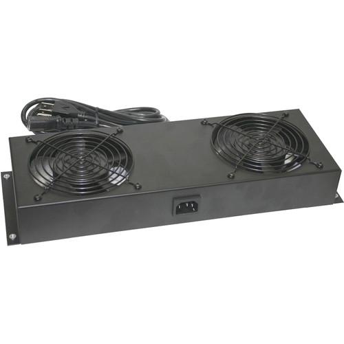 Lowell Manufacturing Fan Panel-Rear Door: 2-4.7" Whisper Fans, 50CFM - Each, Cord