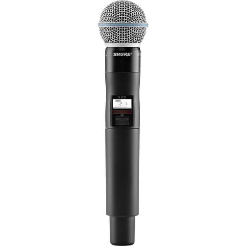 Shure QLXD2 Beta58A Handheld Wireless Microphone Transmitter