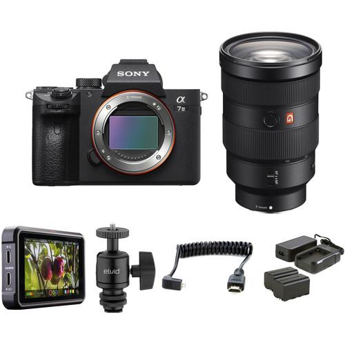 Sony Alpha a7 III Mirrorless Digital Camera with 24-70mm f 2.8 Lens HDR Filmmaker Kit