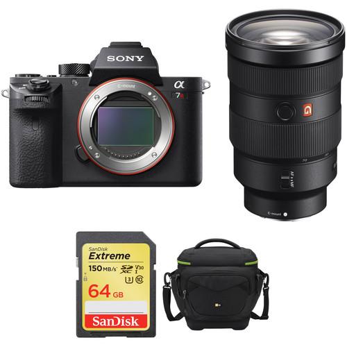 Sony Alpha a7R II Mirrorless Digital Camera with 24-70mm f 2.8 Lens Professional Kit
