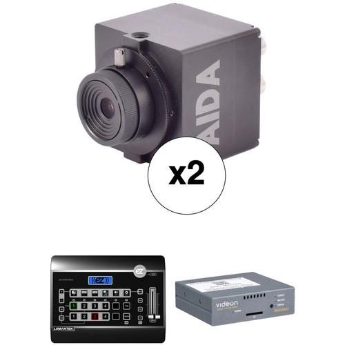 AIDA Imaging 2-Camera, Lumantek Switcher, and Shavano Encoder Decoder Workflow Bundle