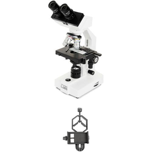 CELESTRON LABS CB2000CF Compound Binocular Microscope Digiscoping Kit