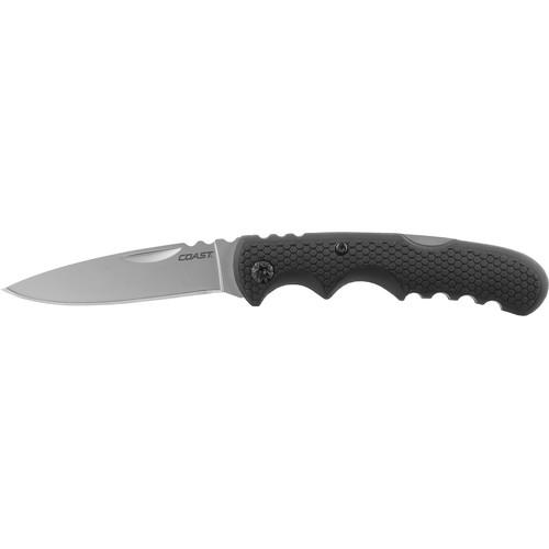 COAST BX300 Folding Knife with Rubberized Handle