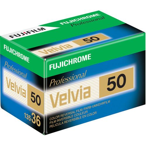 FUJIFILM Fujichrome Velvia 50 Professional RVP 50 Color Transparency Film