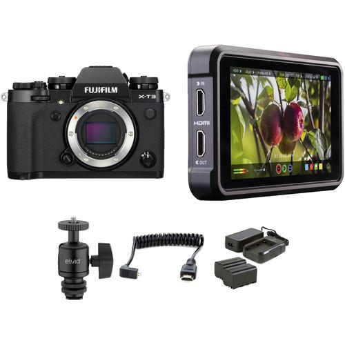 FUJIFILM X-T3 Mirrorless Digital Camera with Ninja V Kit