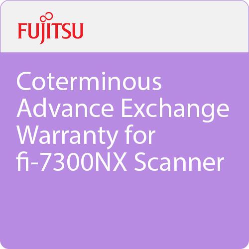 Fujitsu Coterminous Advance Exchange Warranty for fi-7300NX Scanner