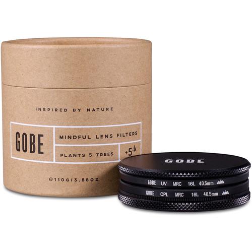 Gobe 40.5mm The Duet 3Peak UV and Circular Polarizer Filter Kit