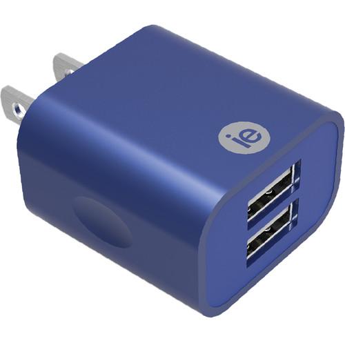 iEssentials 2.4A Dual Port USB Type-A Wall Charger