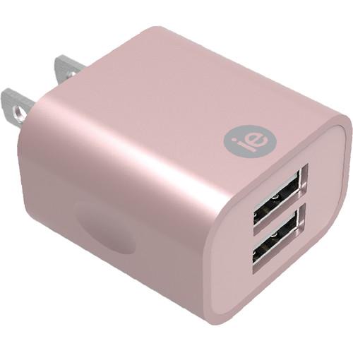 iEssentials 2.4A Dual Port USB Type-A Wall Charger