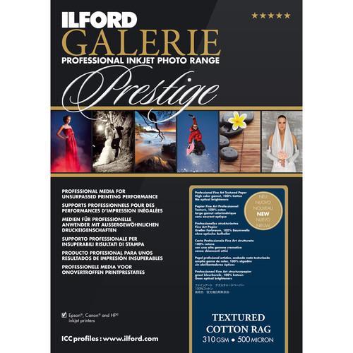 Ilford GALERIE Prestige Textured Cotton Rag Paper, Ilford, GALERIE, Prestige, Textured, Cotton, Rag, Paper