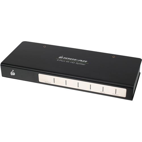 IOGEAR GHSP8424B 4-Port 4K HDMI Splitter