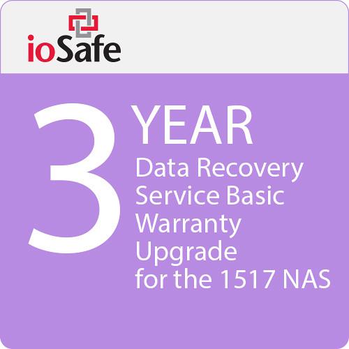 IoSafe 3-Year Data Recovery Service Basic Warranty Upgrade for the 1517 NAS, IoSafe, 3-Year, Data, Recovery, Service, Basic, Warranty, Upgrade, 1517, NAS