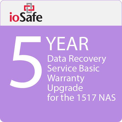 IoSafe 5-Year Data Recovery Service Basic Warranty Upgrade for the 1517 NAS, IoSafe, 5-Year, Data, Recovery, Service, Basic, Warranty, Upgrade, 1517, NAS