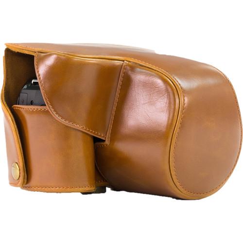 MegaGear Ever Ready PU Leather Camera Case with Strap for Panasonic Lumix DMC-FZ200