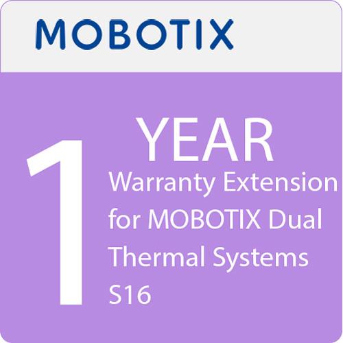 MOBOTIX 1-Year Warranty Extension for MOBOTIX Dual Thermal Systems S16