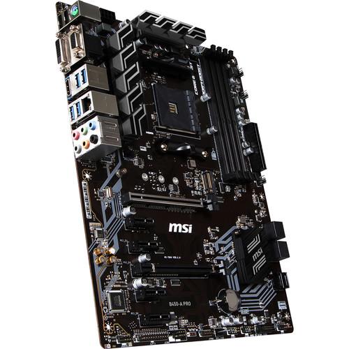 MSI B450-A PRO AM4 ATX Motherboard