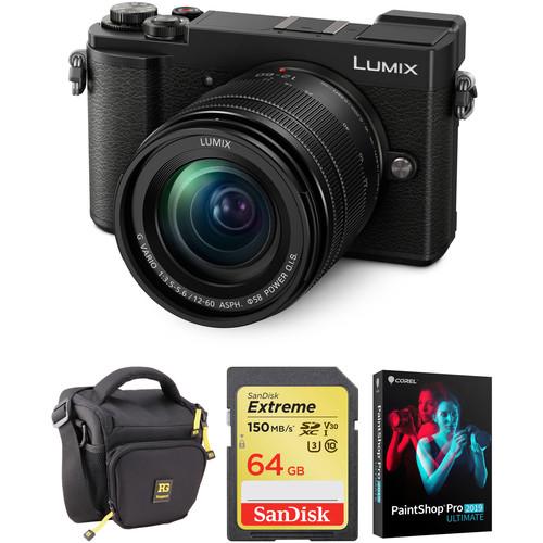 Panasonic Lumix DC-GX9 Mirrorless Micro Four Thirds Digital Camera with 12-60mm Lens and Accessories Kit