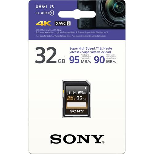 Sony 32GB SF-UZ Series UHS-I SDHC Memory Card
