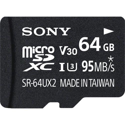 Sony 64GB SR-UX2A Series UHS-I microSDXC Memory Card