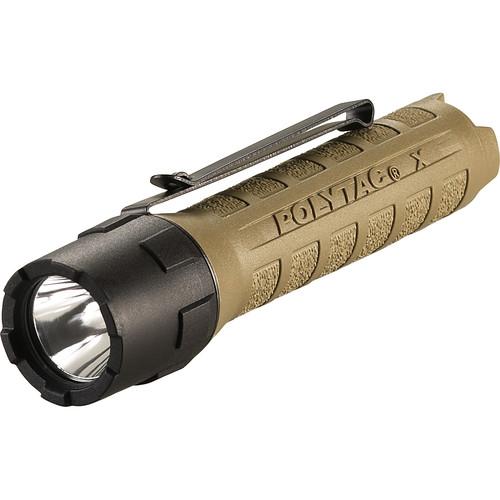 Streamlight Polytac X Multifuel Tactical Flashlight with Two CR123A Batteries