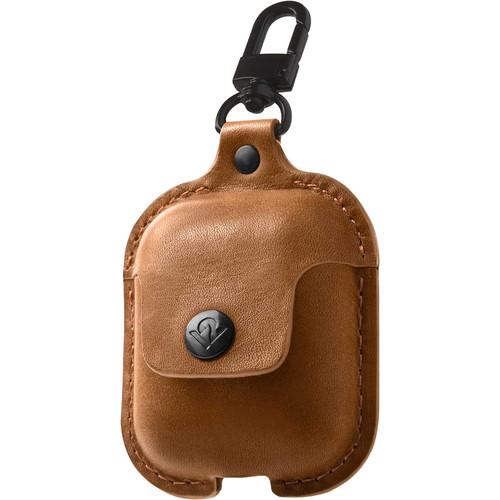 Twelve South AirSnap Leather Road Case for AirPods