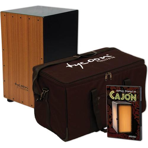 Tycoon Percussion Cajon Starter Pack with DVD and Bag