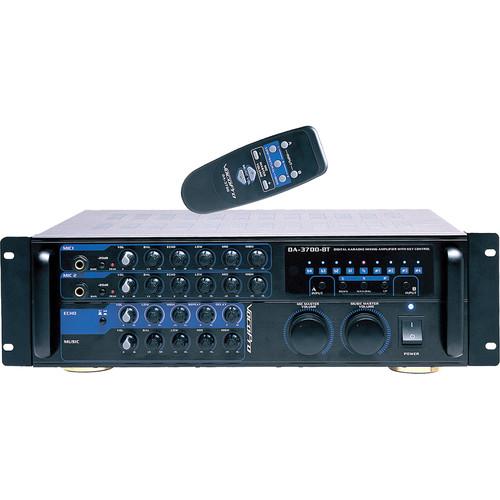 VocoPro DA-3700 BT 200W Karaoke Mixing Amplifier with Digital Key Control & Bluetooth Receiver