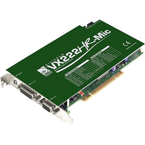 Digigram VX222HR with Mic Input - PCI Universal Digital Audio Card