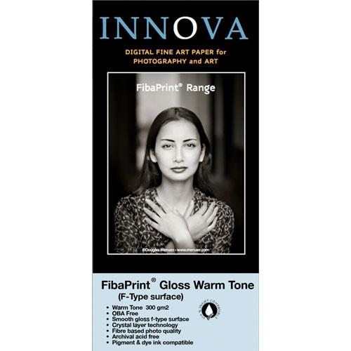 Innova FibaPrint Warm Glossy Inkjet Photo Paper 17x22" - 25 Sheets