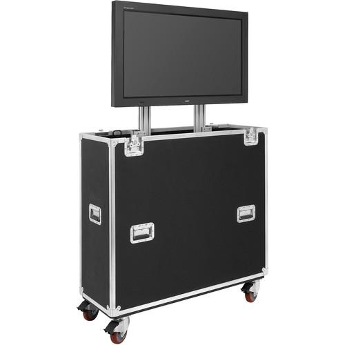 JELCO EL-42 EZ-LIFT ATA Shipping and Display Case with 6" Locking Casters Upgrade - for 37-42" Plasma or LCD Monitor