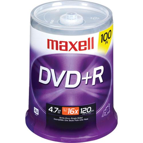 Maxell DVD R 4.7GB, 16x, Write-Once Recordable Disc