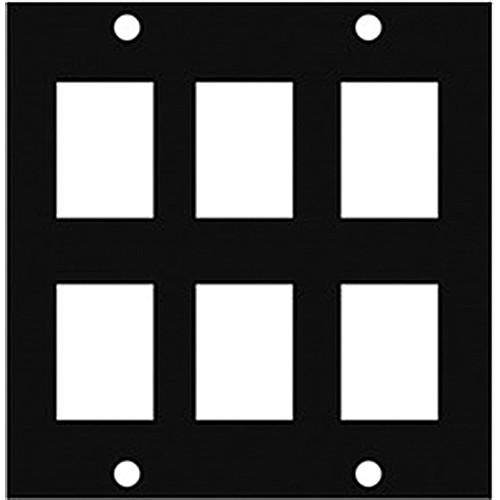 Middle Atlantic KEY-6 UCP Panel with Keystone Bevels for UCP-SF