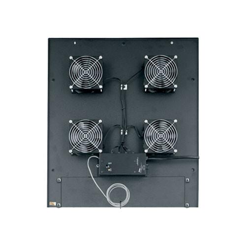 Middle Atlantic MW-4QFT-FC 200 CFM Integrated Fan Top with 4-1 2" Fans and Controller